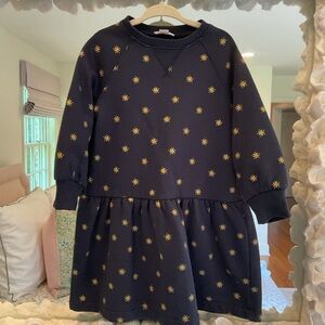 Crewcuts Blue Raglan Sleeve Casual Sweater Dress